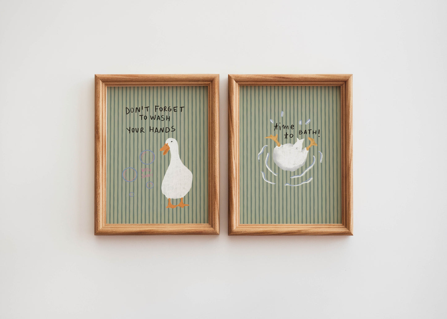 Time to Bath Duck Print