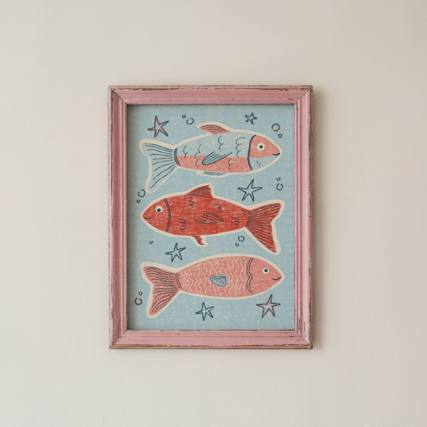 Playful Fish Nursery Print