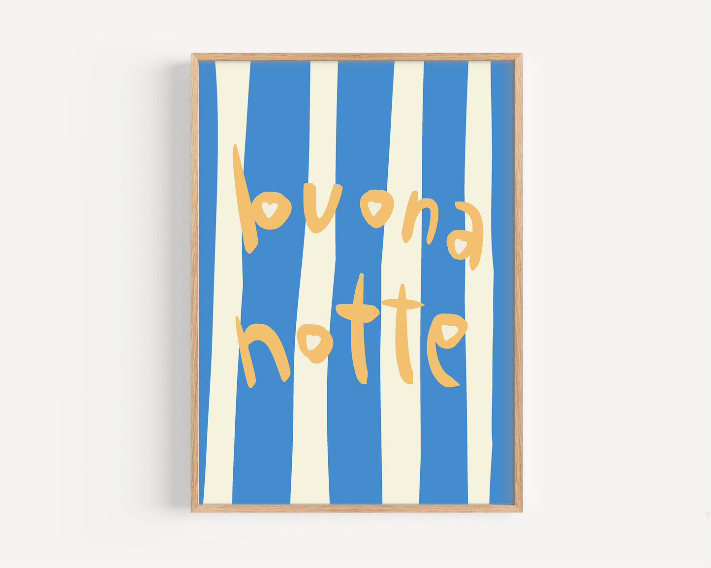 Buona Notte Poster – Italian Good Night Wall Art Print