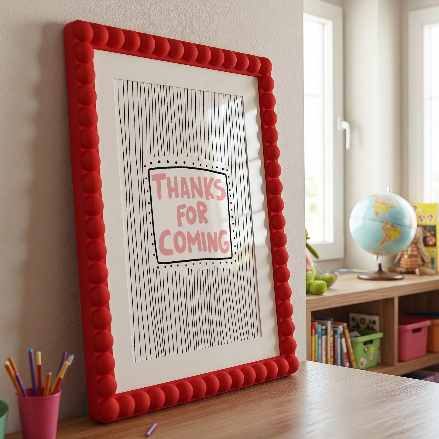 Thanks for Coming Typography Print