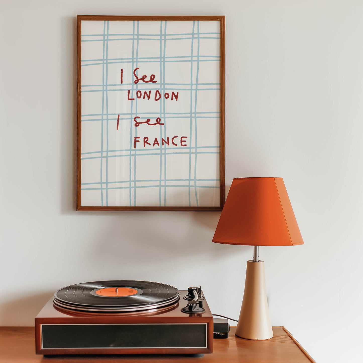 I See London I See France Typography Print