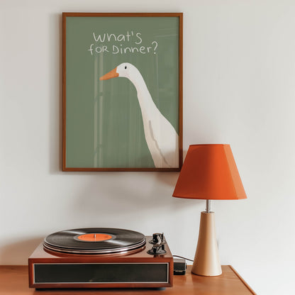 What’s for Dinner? Goose Kitchen Print