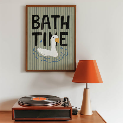 Bath Time Duck Wall Art