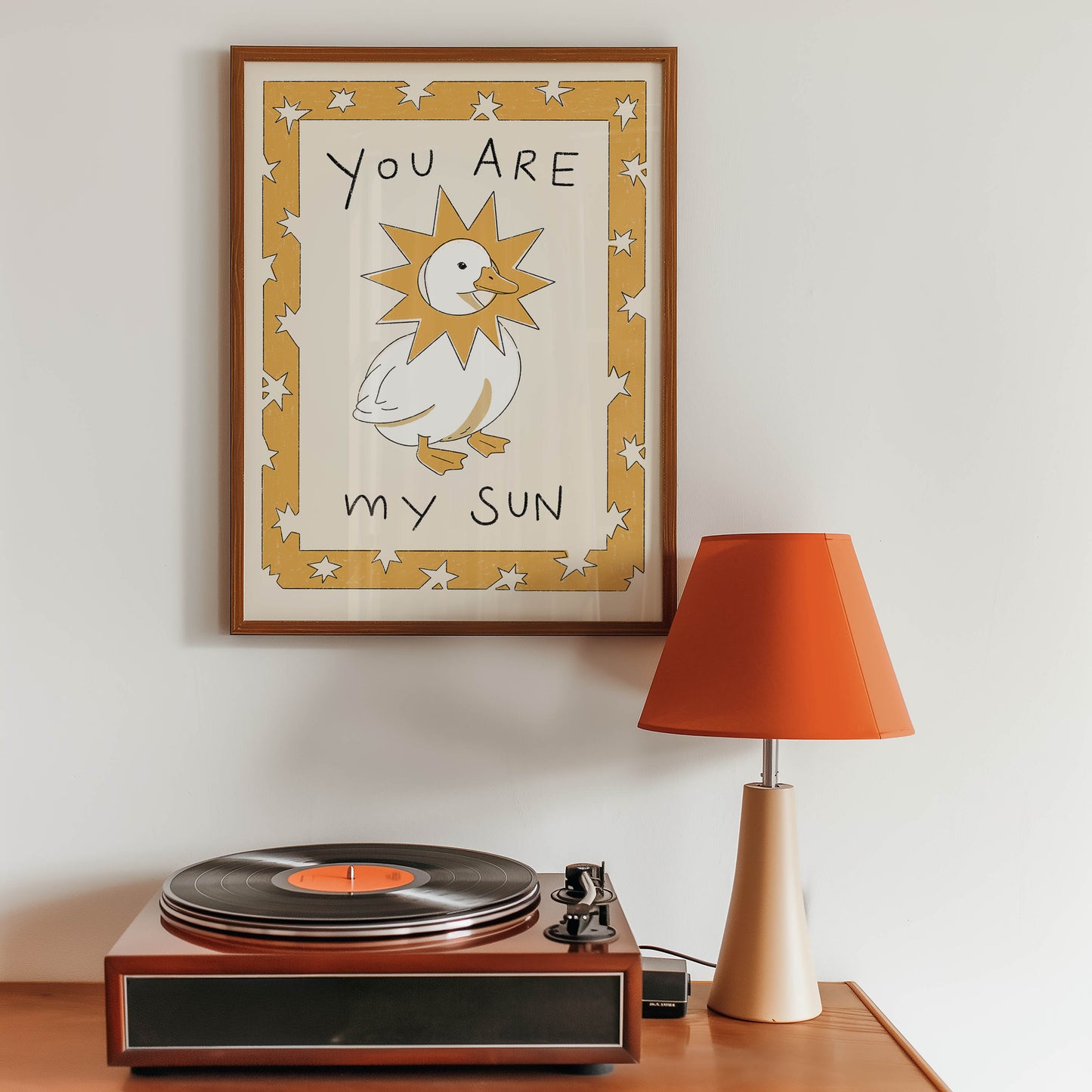 You Are My Sun Goose Nursery Print