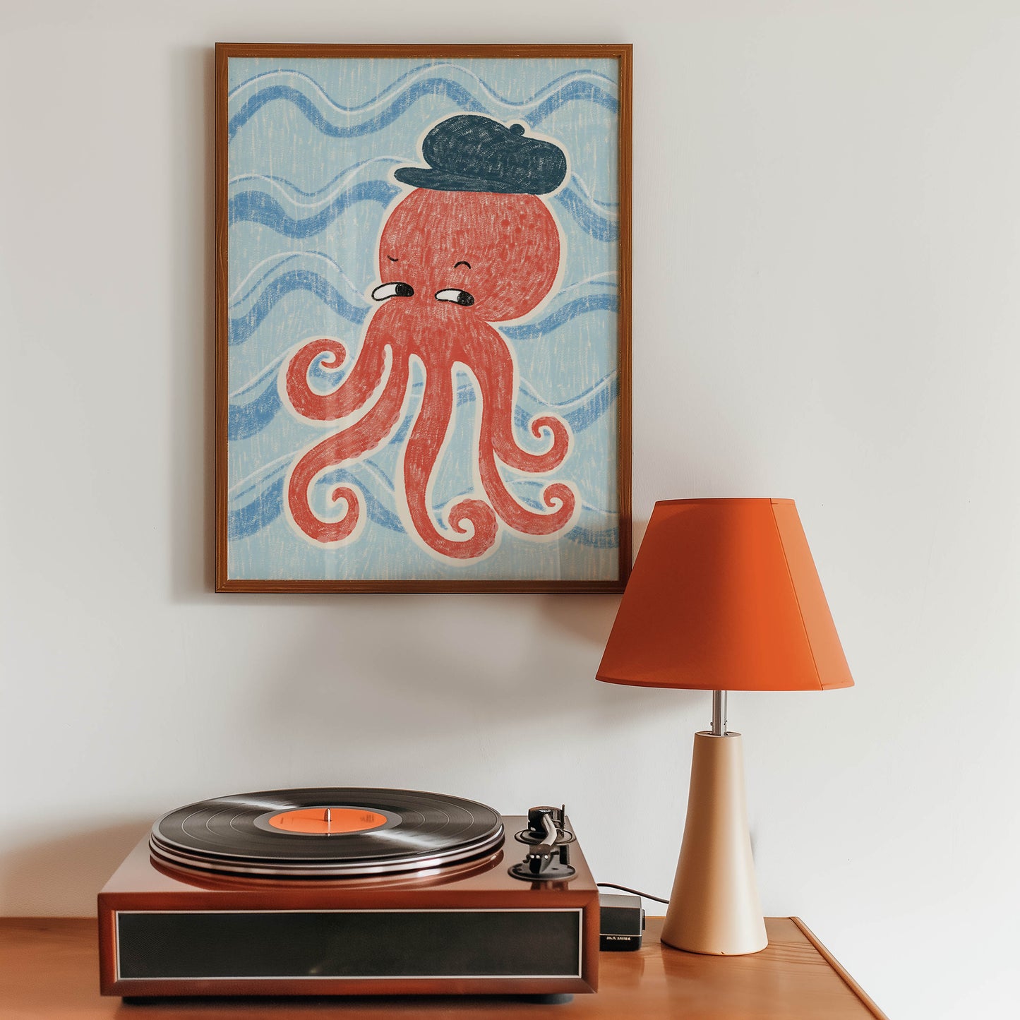 Whimsical Octopus Nursery Print