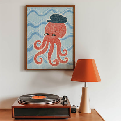 Whimsical Octopus Nursery Print