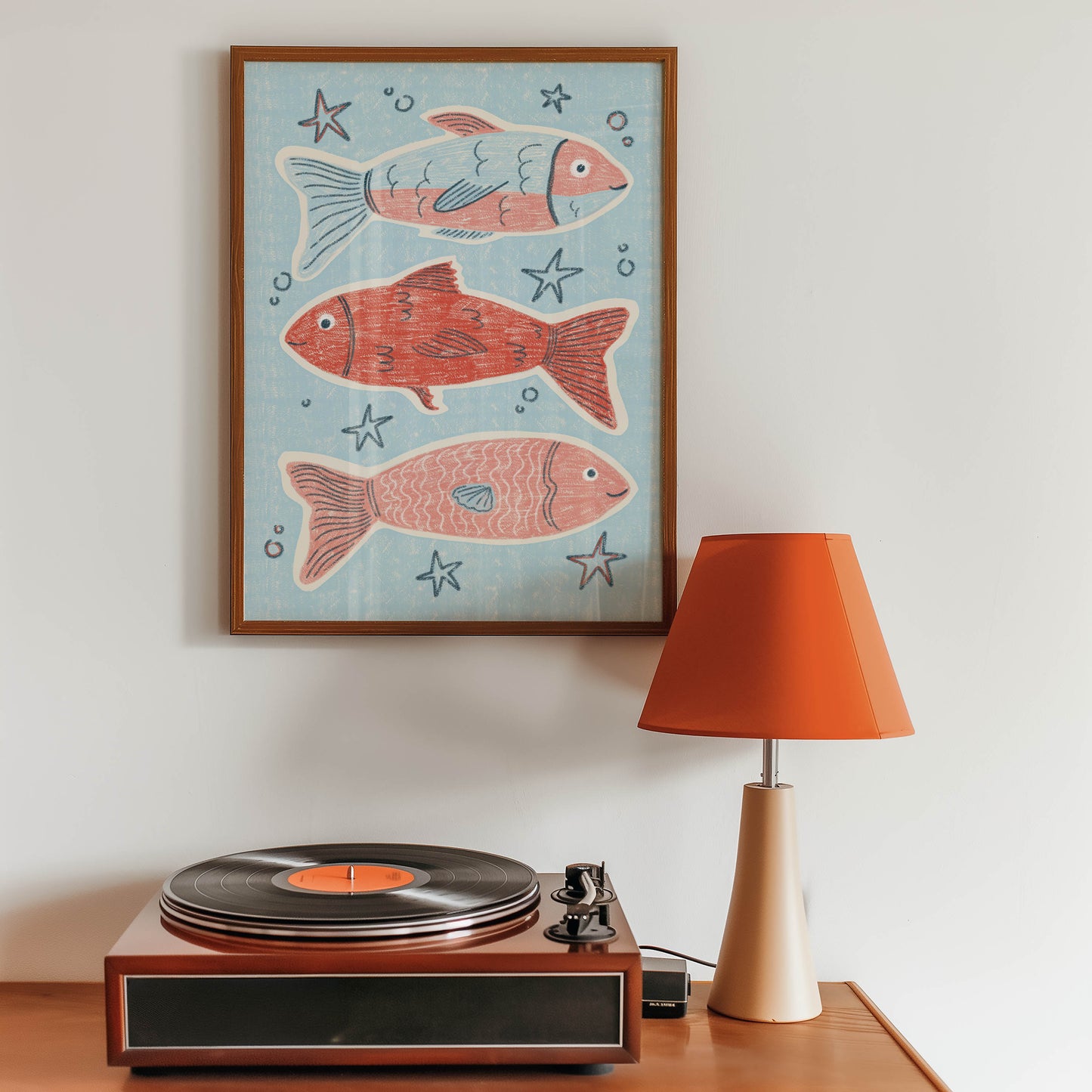Playful Fish Nursery Print
