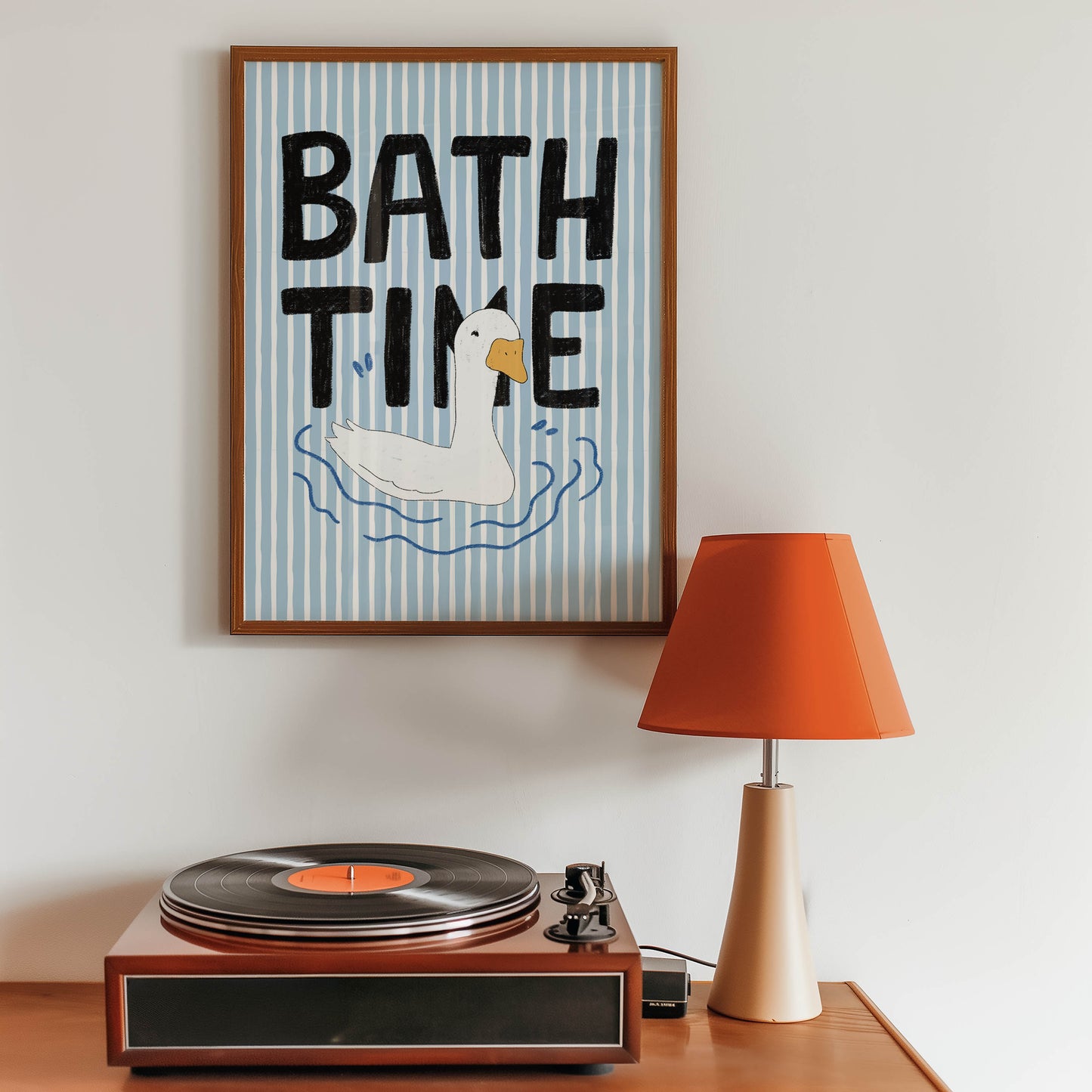 Bath Time Duck Print