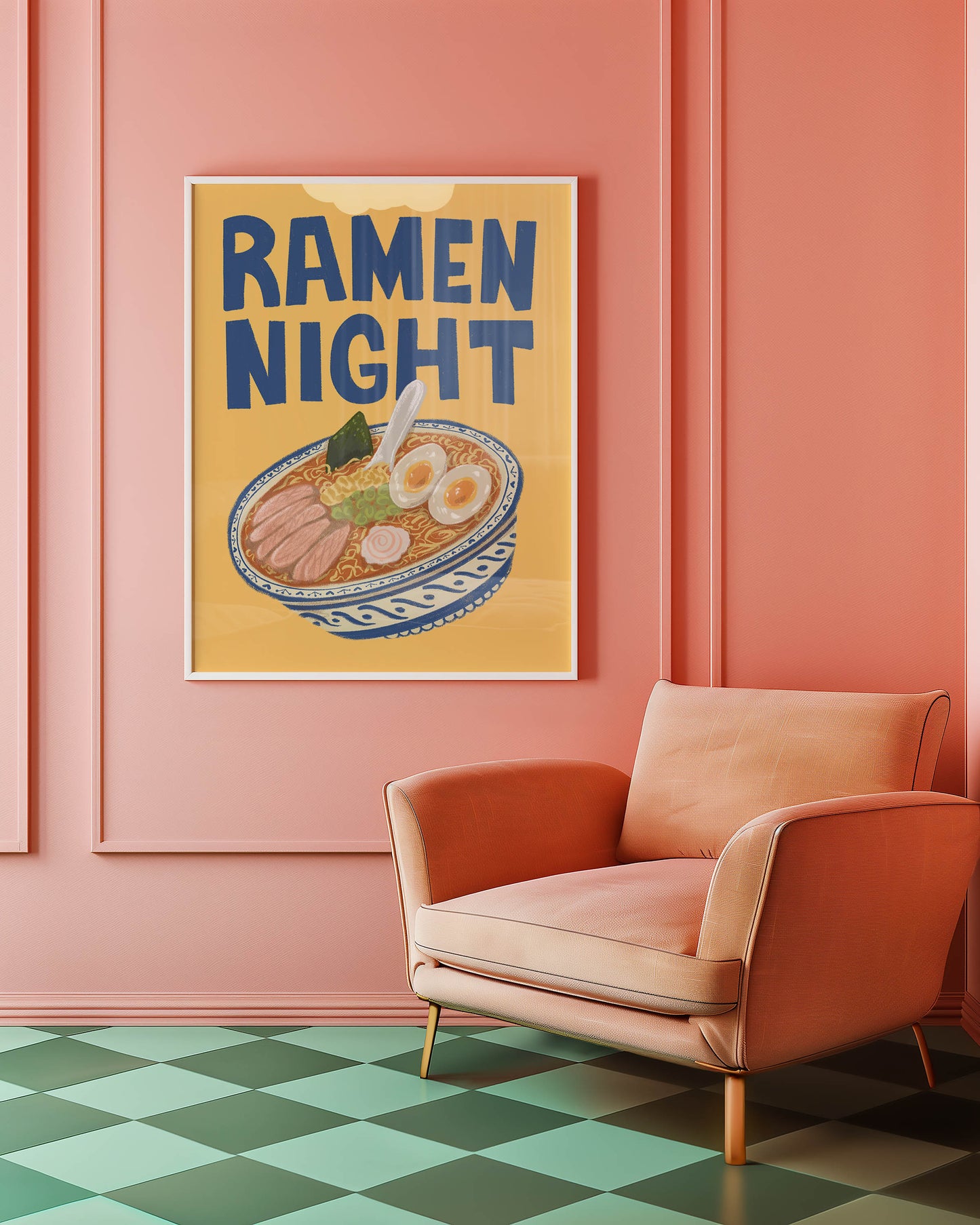 Ramen Night Kitchen Print