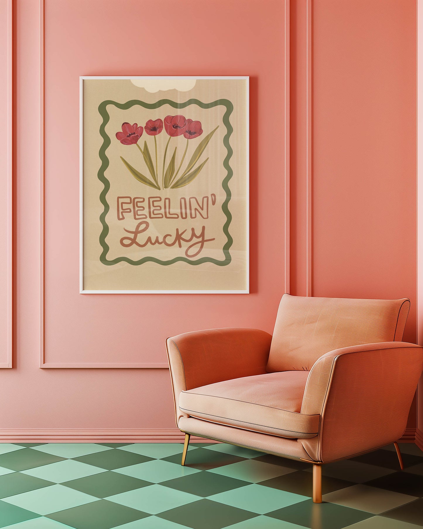 Feelin’ Lucky Floral Art Print