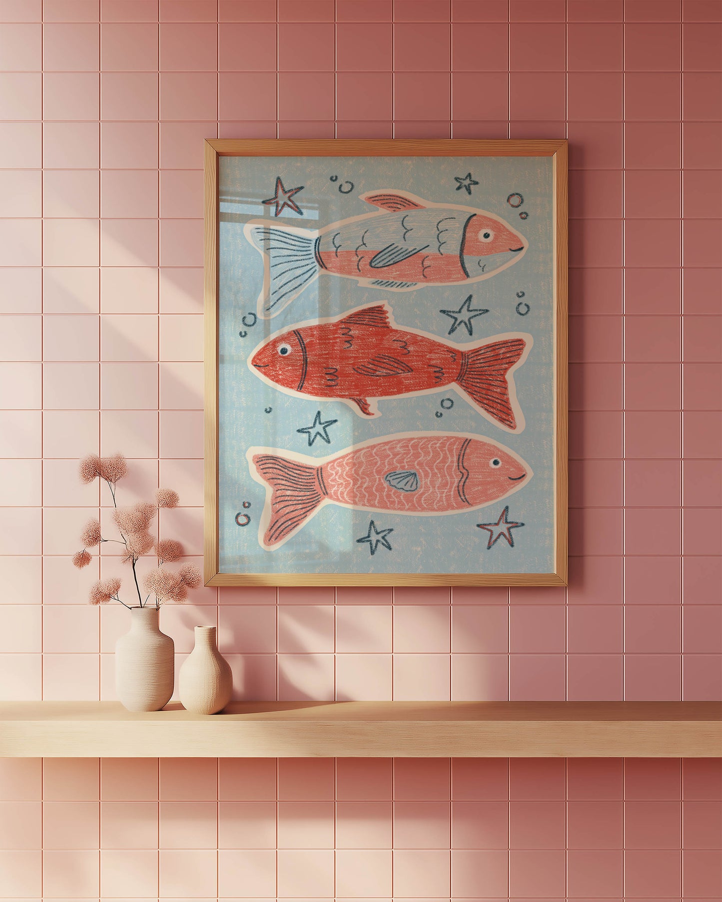 Playful Fish Nursery Print