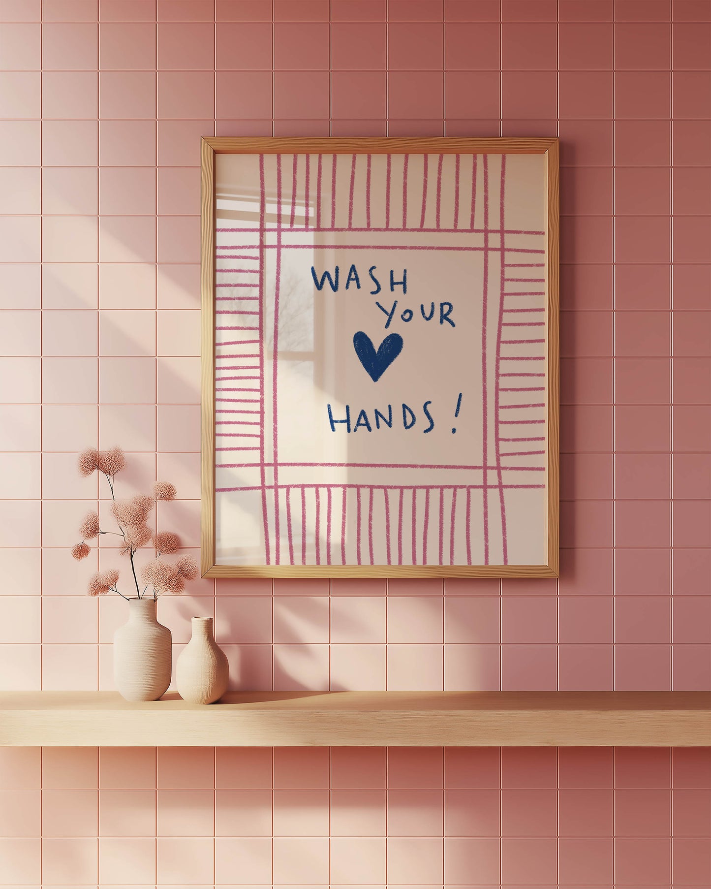 Wash Your Hands Bathroom Print