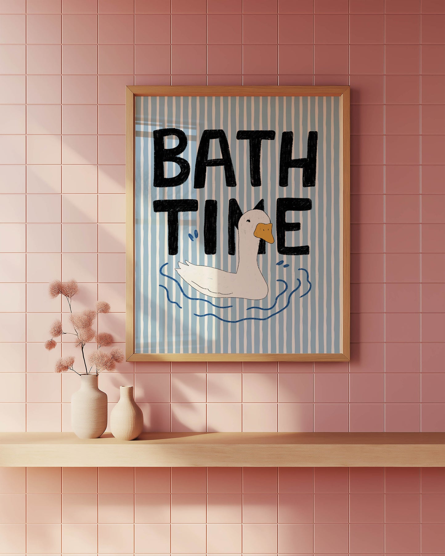 Bath Time Duck Print
