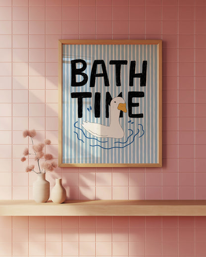 Bath Time Duck Print