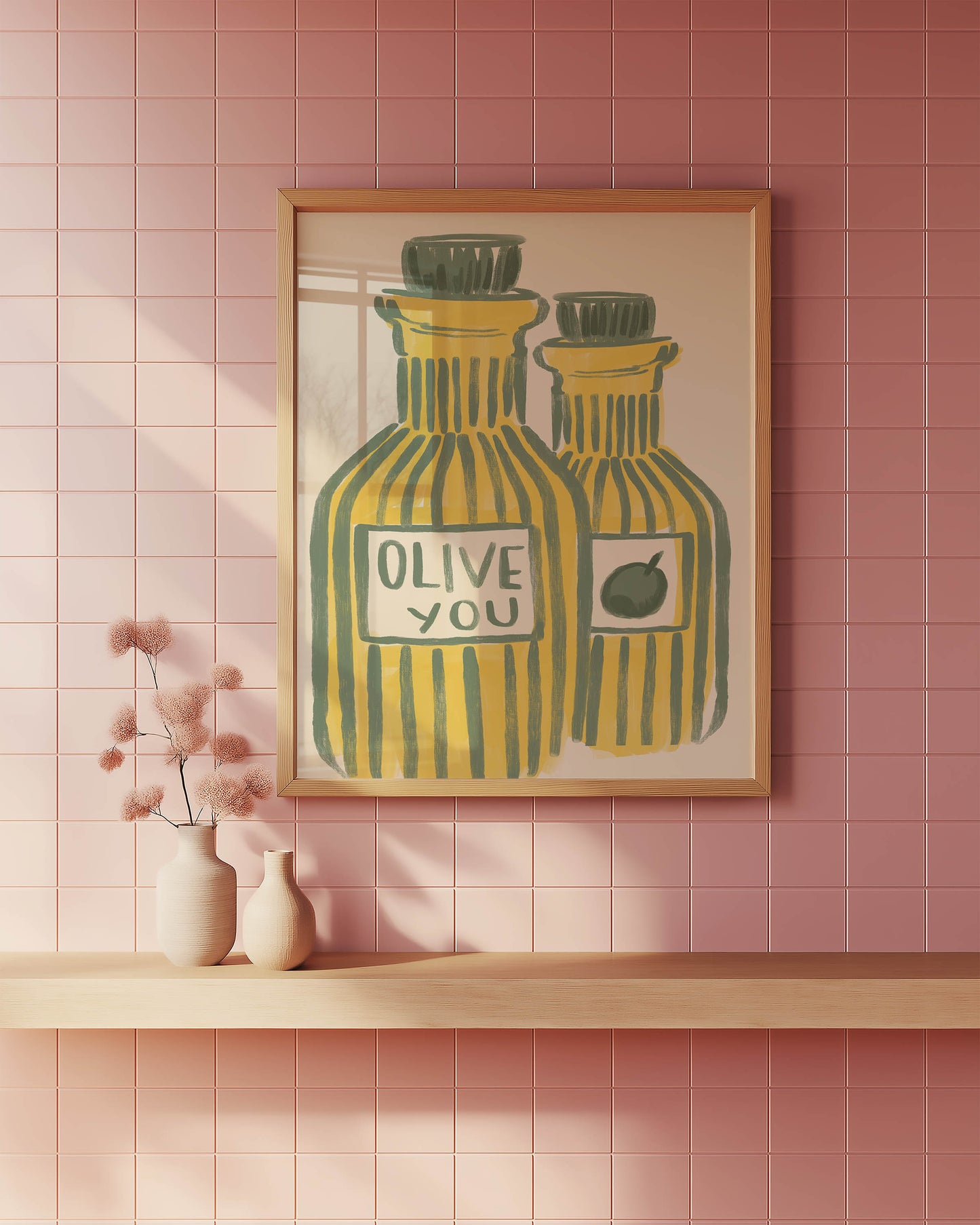 Olive You Kitchen Art Print
