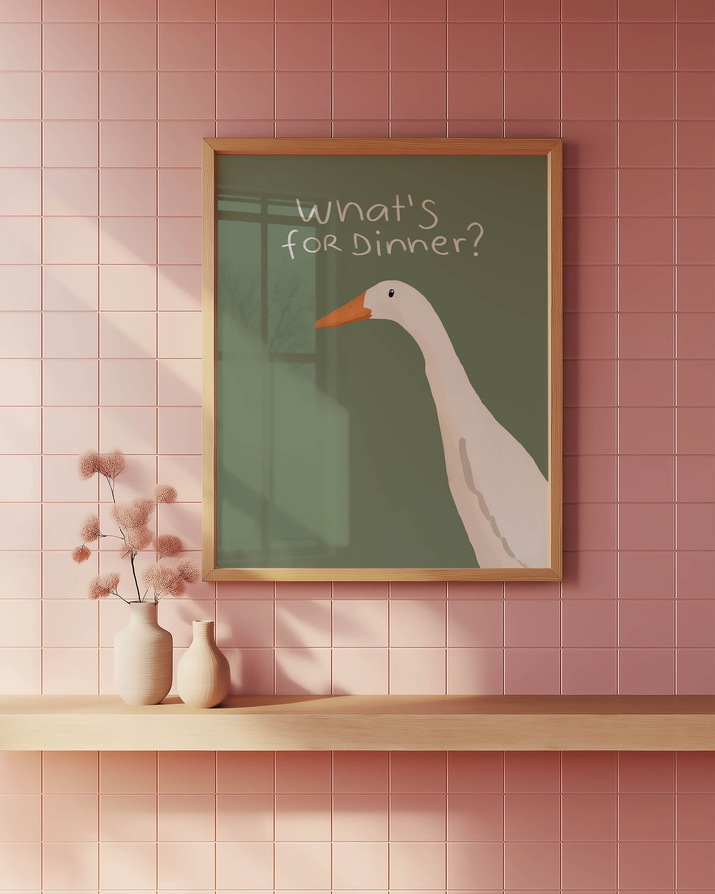 What’s for Dinner? Goose Kitchen Print