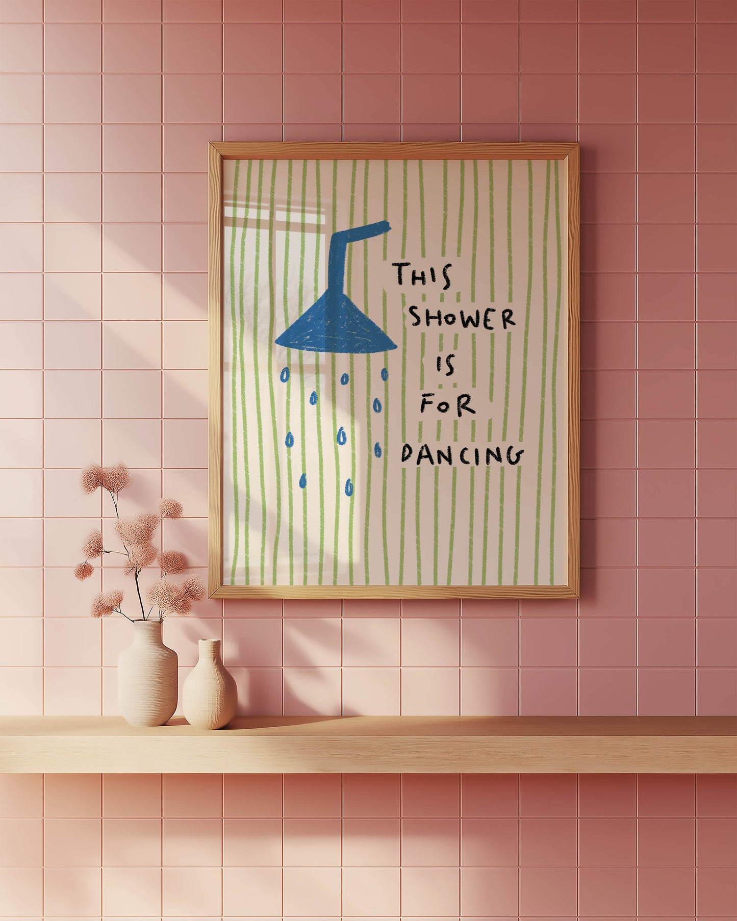 This Shower Is for Dancing Bathroom Print