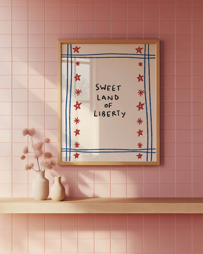 Sweet Land of Liberty Art Print