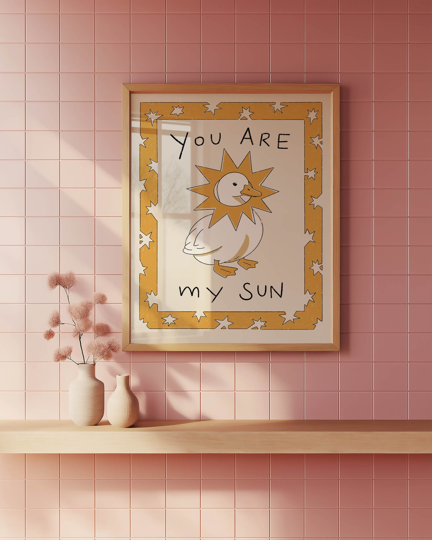 You Are My Sun Goose Nursery Print
