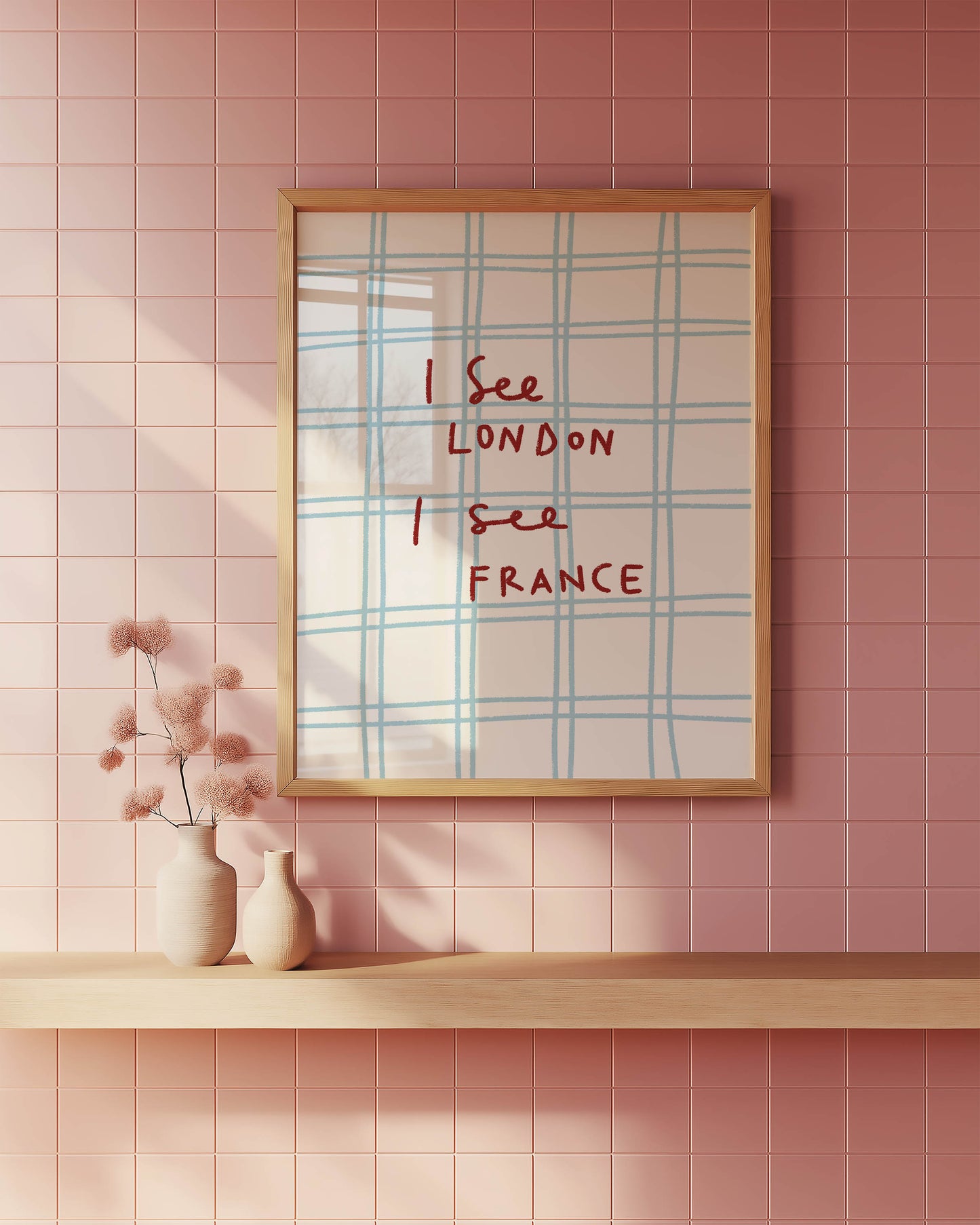 I See London I See France Typography Print