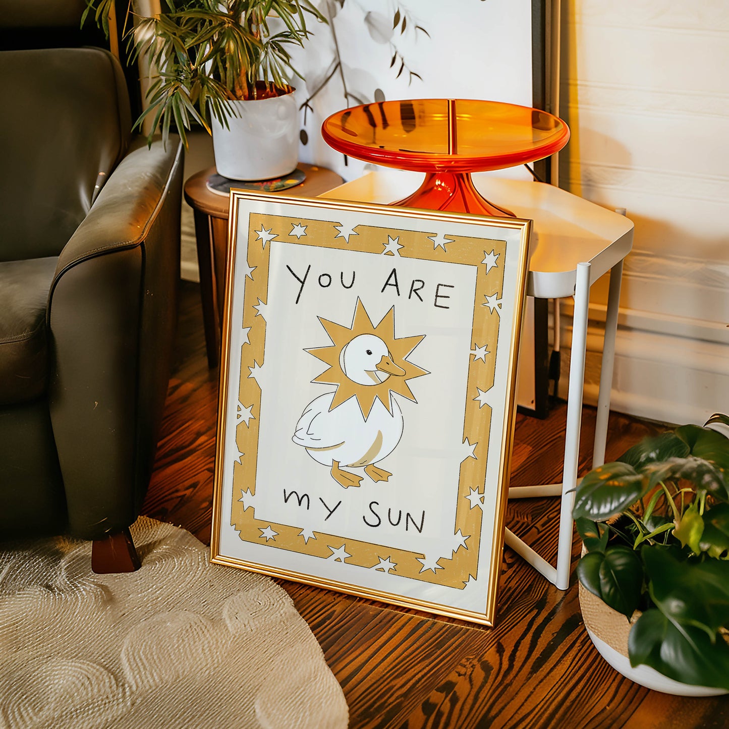 You Are My Sun Goose Nursery Print
