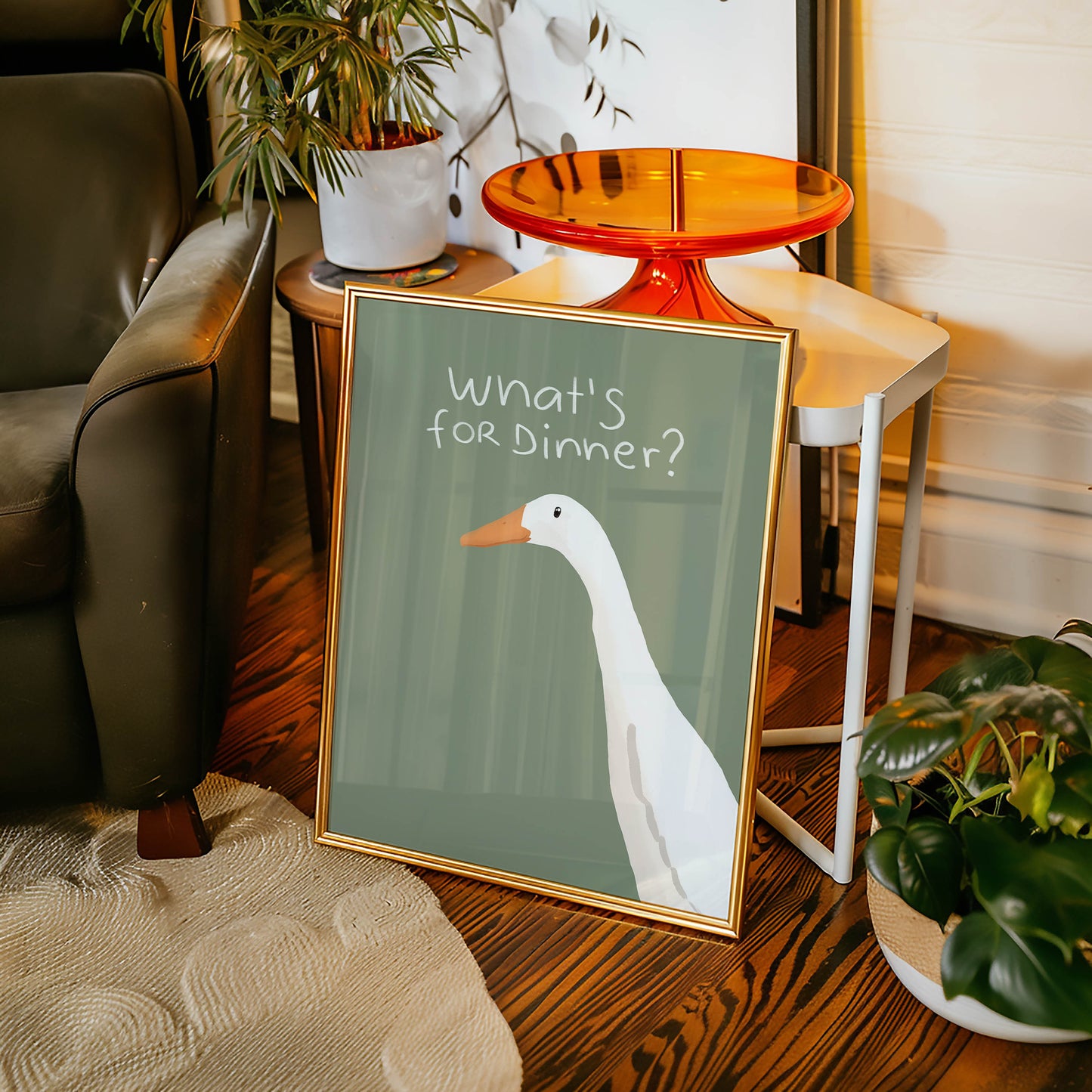 What’s for Dinner? Goose Kitchen Print