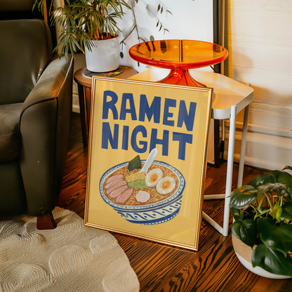 Ramen Night Kitchen Print