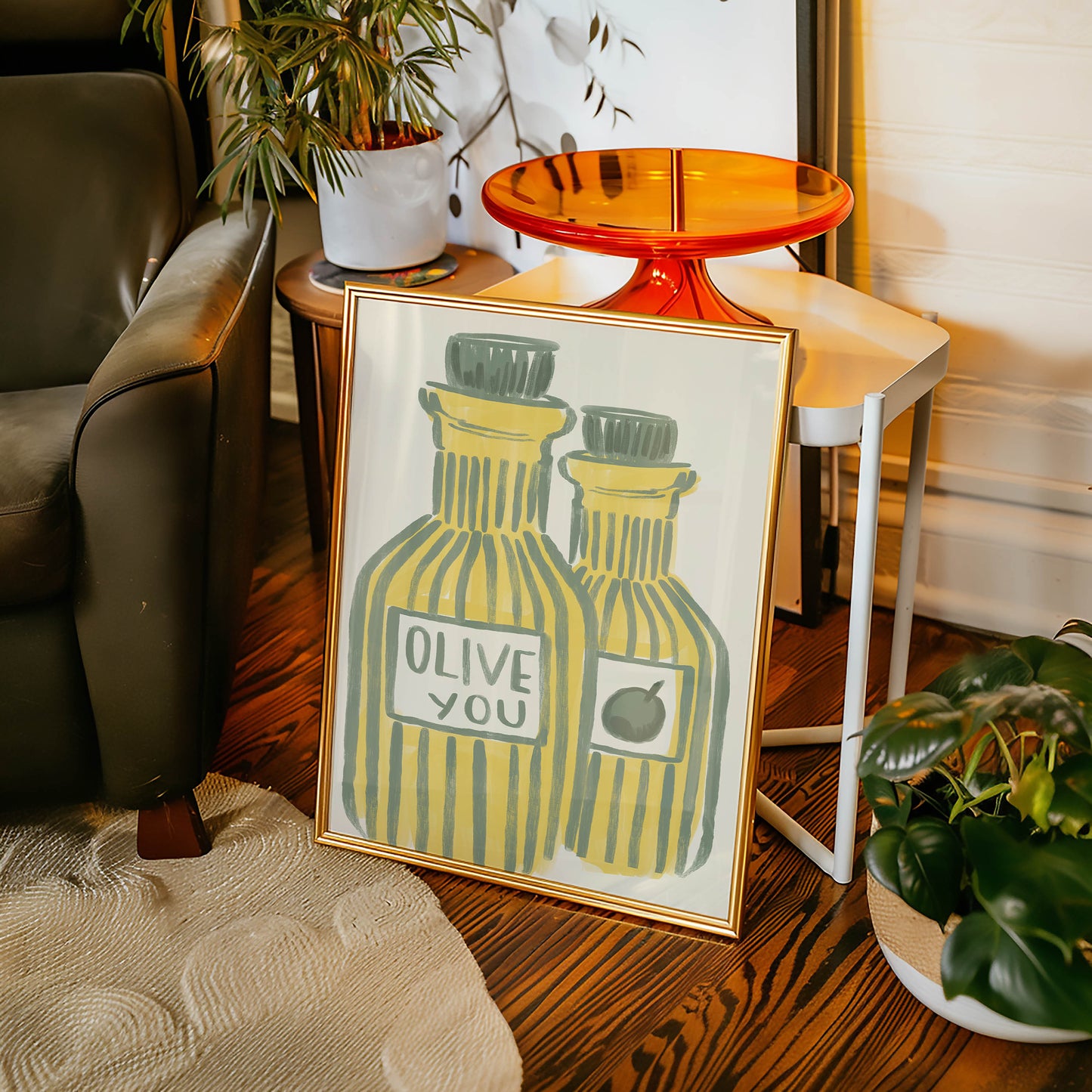 Olive You Kitchen Art Print