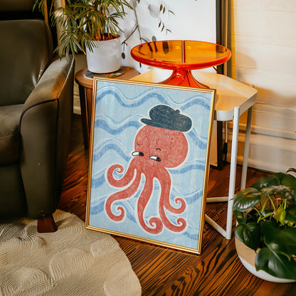Whimsical Octopus Nursery Print