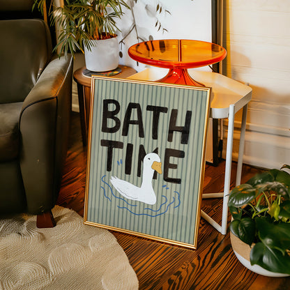 Bath Time Duck Wall Art