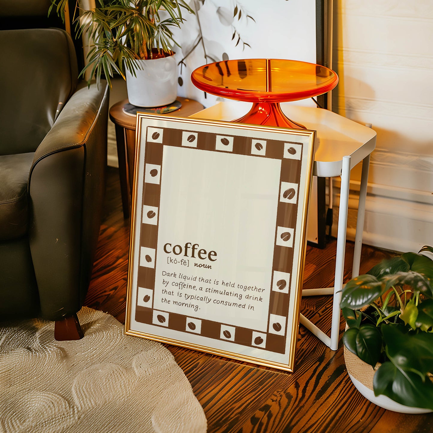 Coffee Definition Poster Unframed Print