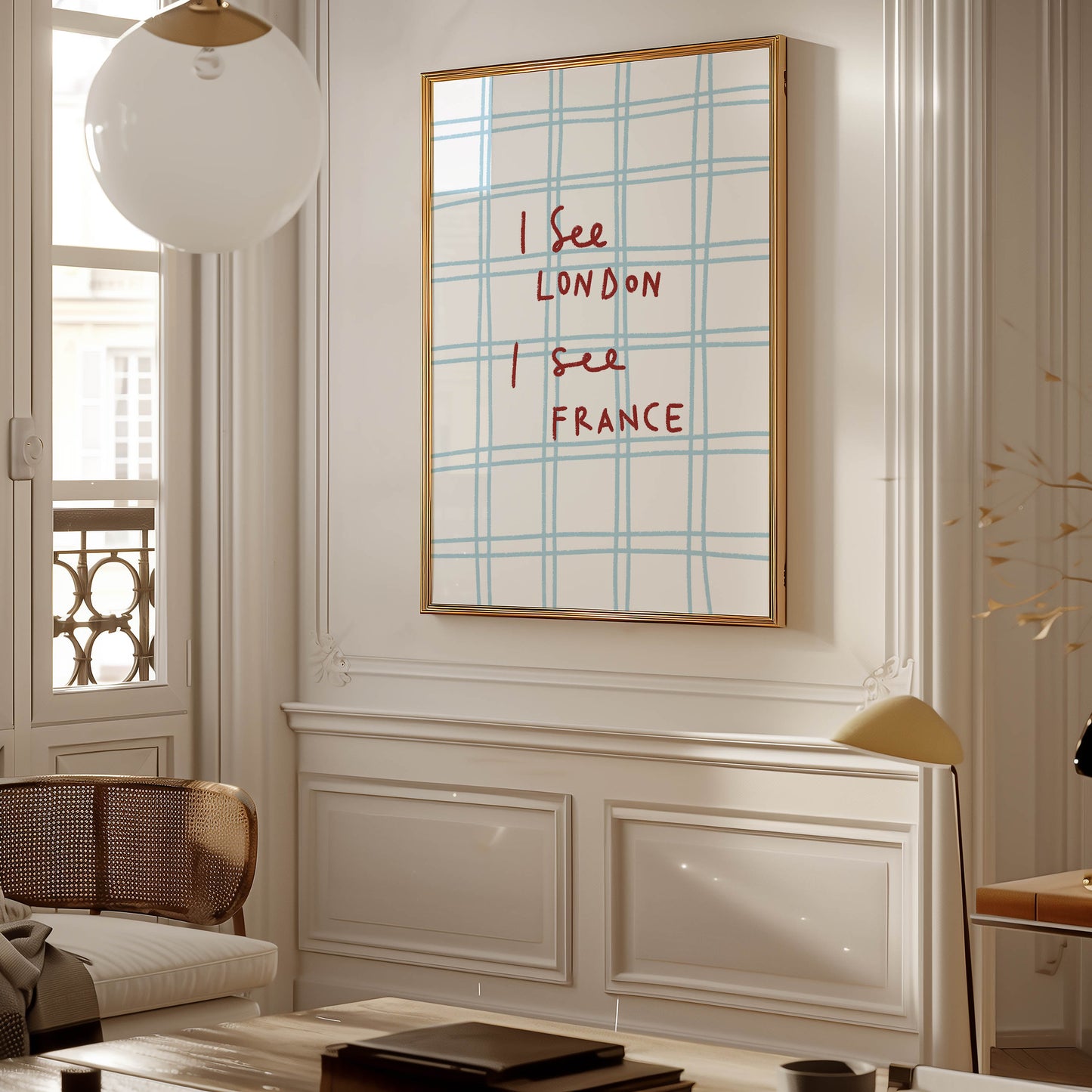 I See London I See France Typography Print