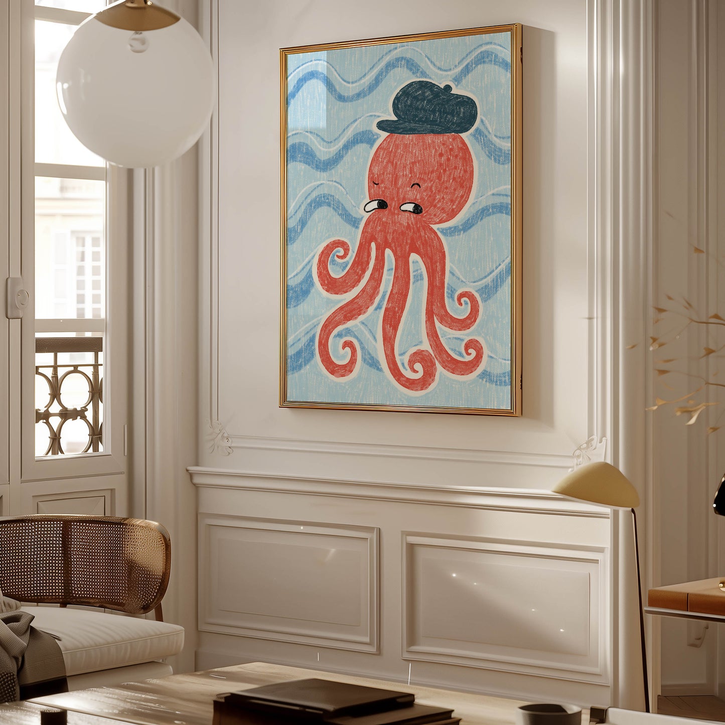 Whimsical Octopus Nursery Print