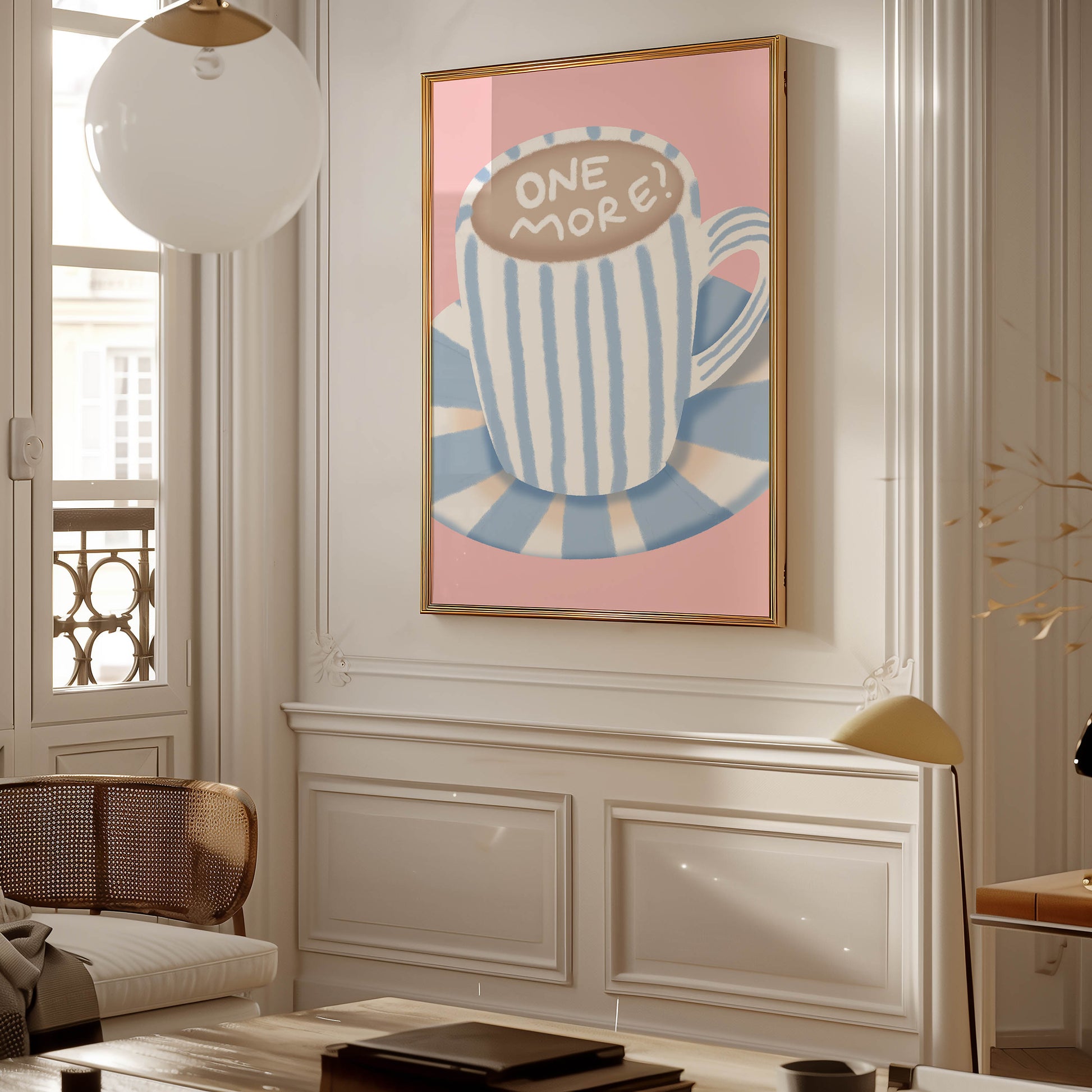 One More Coffee Poster – Unframed Print