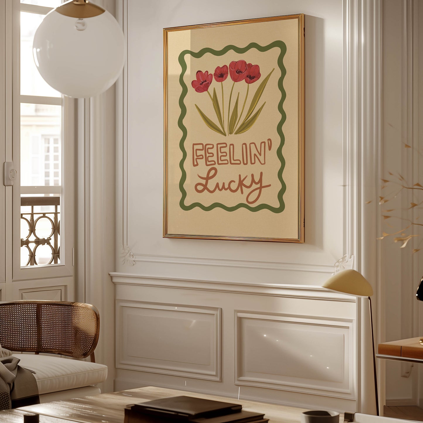 Feelin’ Lucky Floral Art Print