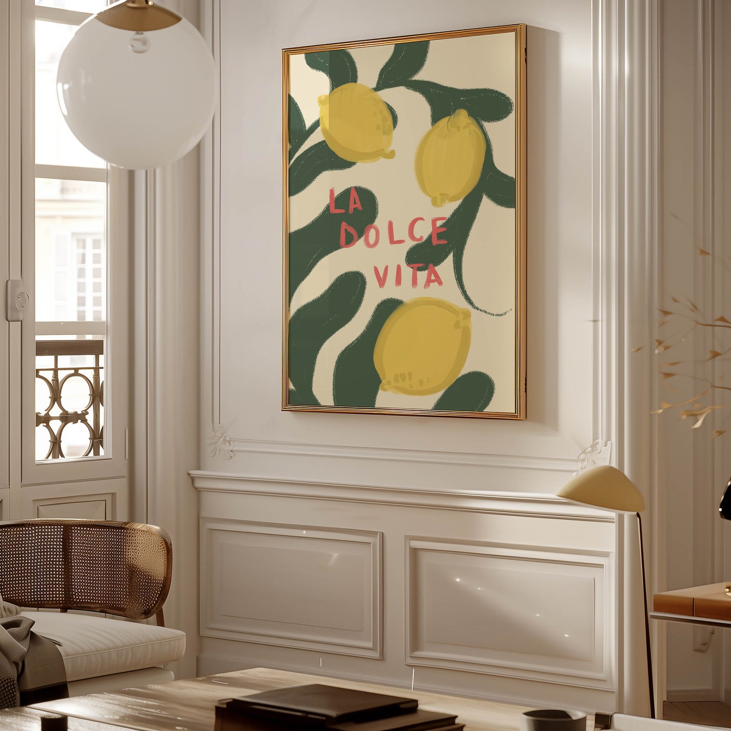 La Dolce Vita Lemon Art Print