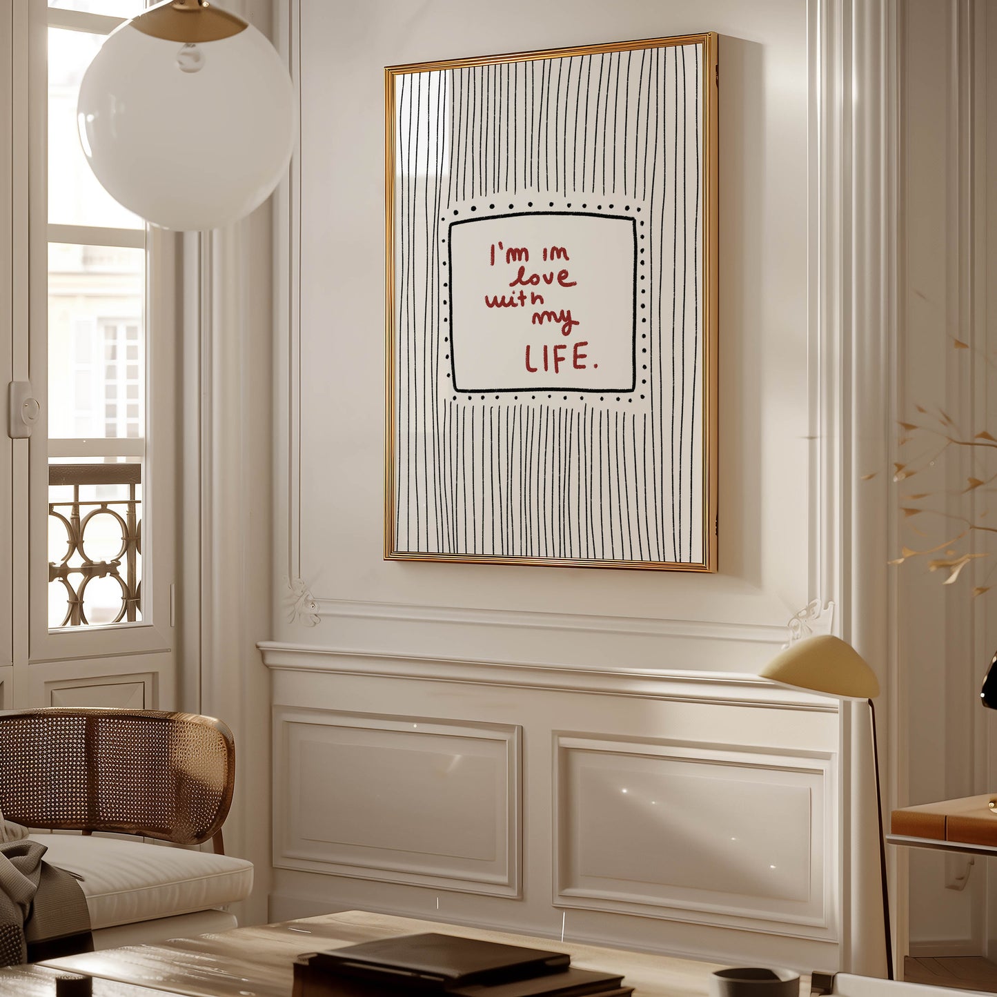 I’m in Love With My Life Typography Print
