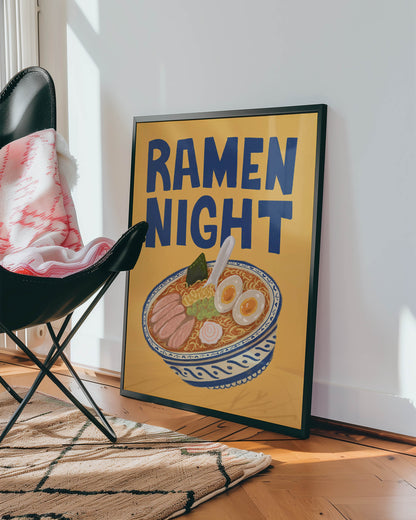Ramen Night Kitchen Print