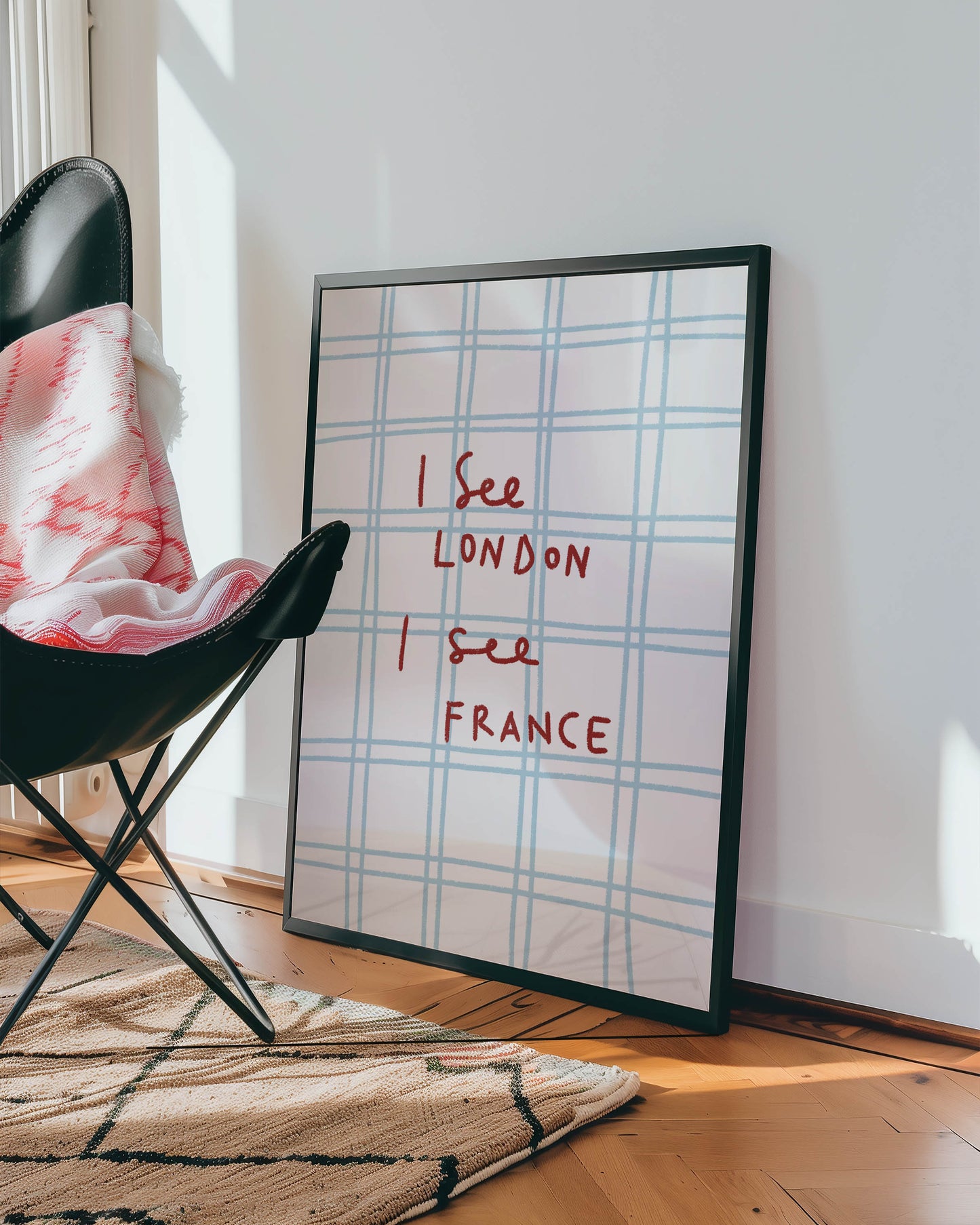 I See London I See France Typography Print
