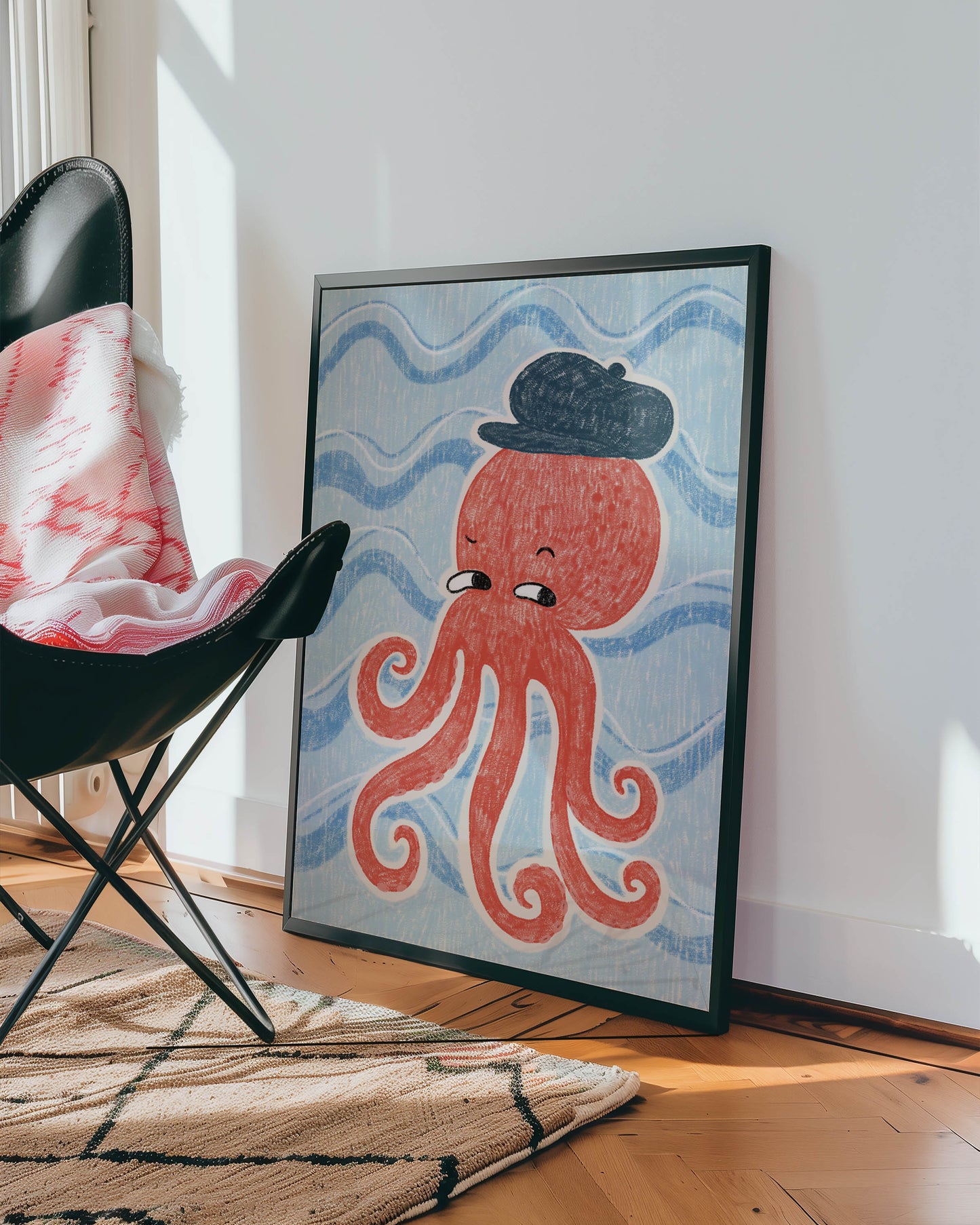 Whimsical Octopus Nursery Print