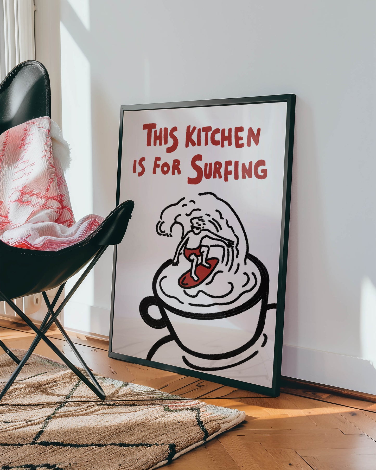This Kitchen Is for Surfing Print