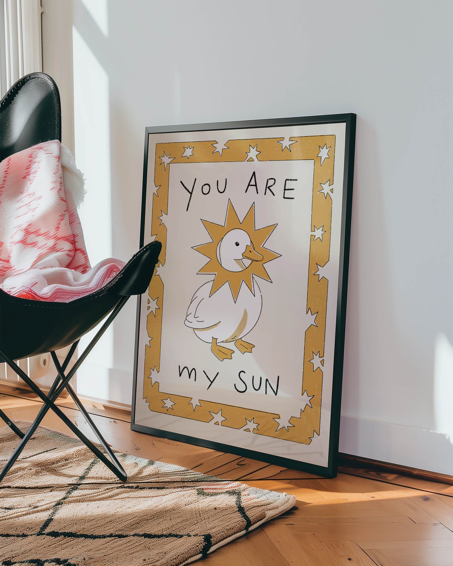 You Are My Sun Goose Nursery Print