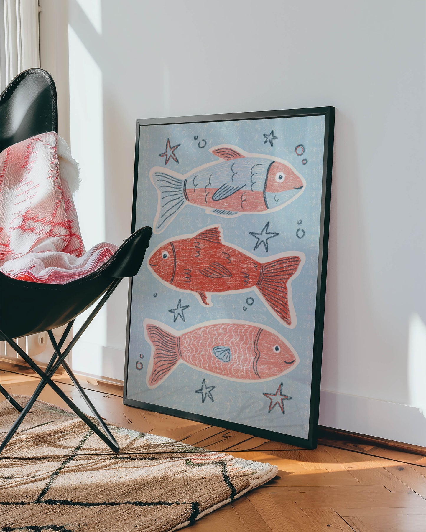 Playful Fish Nursery Print