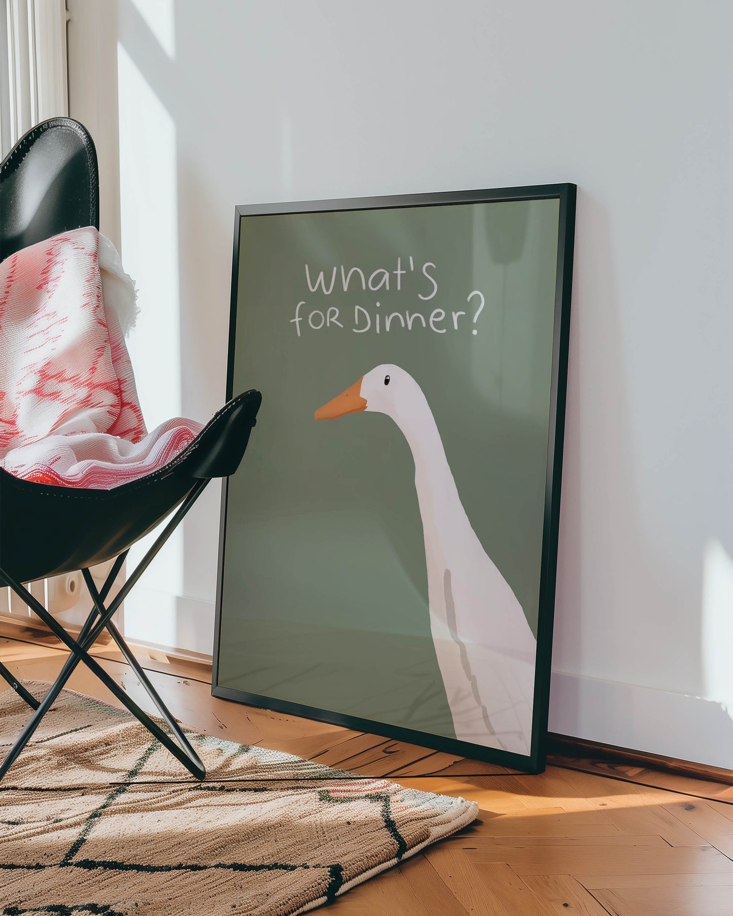 What’s for Dinner? Goose Kitchen Print