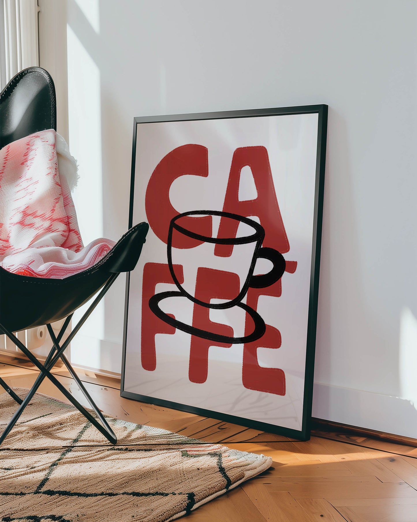 Caffè Typography Kitchen Print