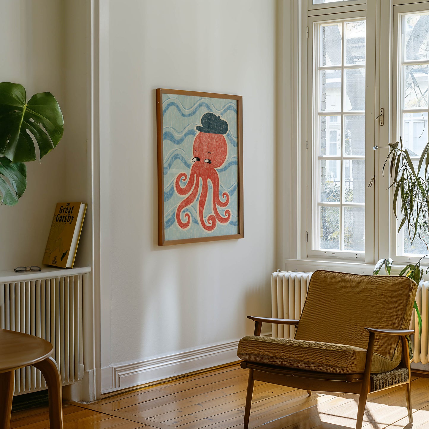 Whimsical Octopus Nursery Print