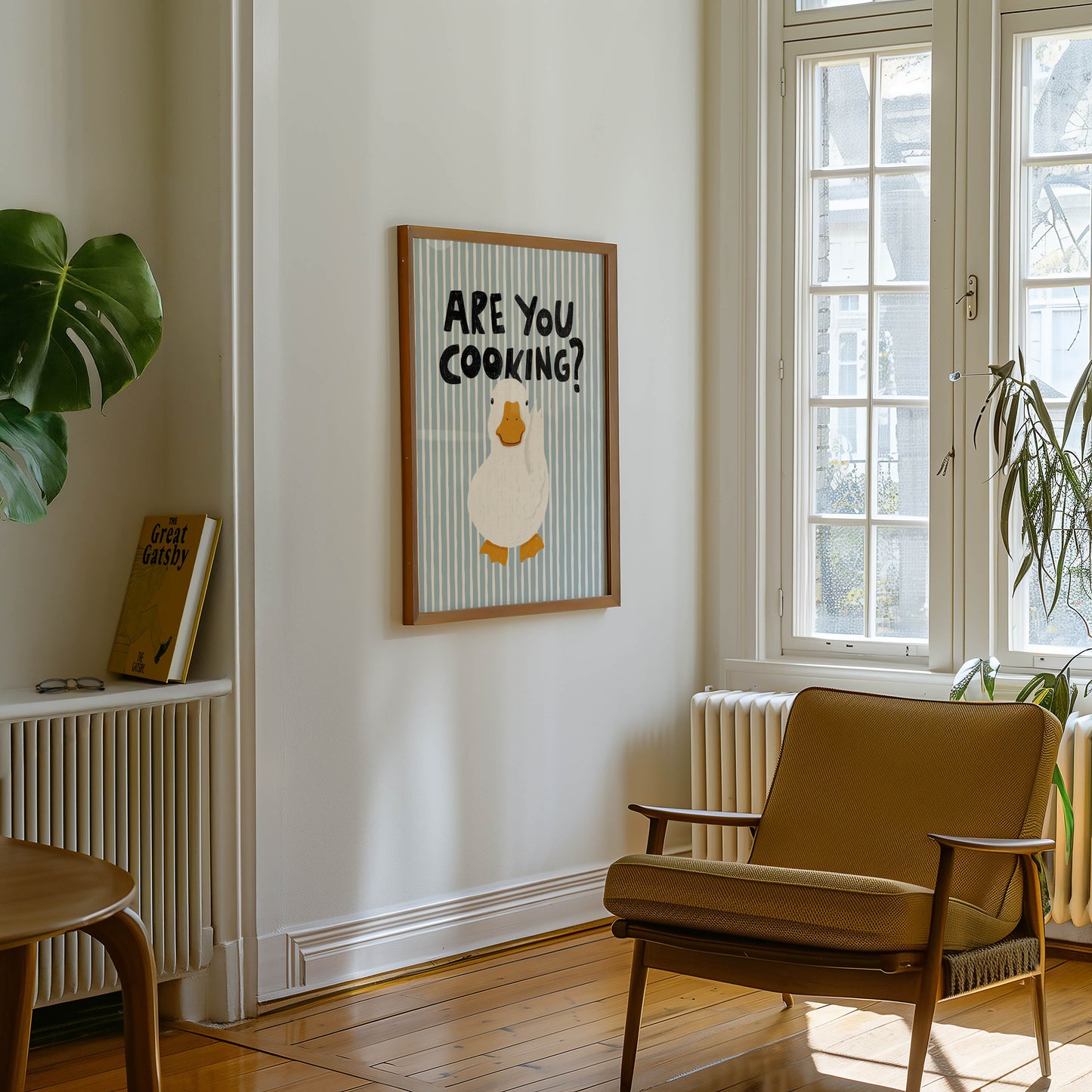 Are You Cooking? Funny Duck Kitchen Print