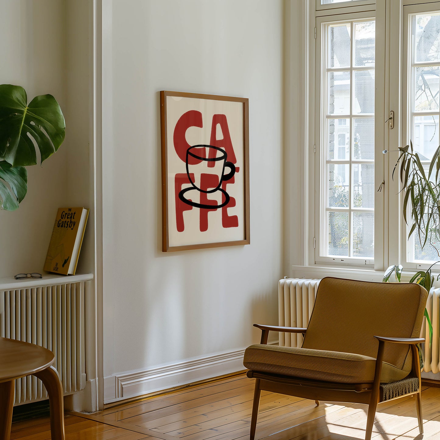 Caffè Typography Kitchen Print