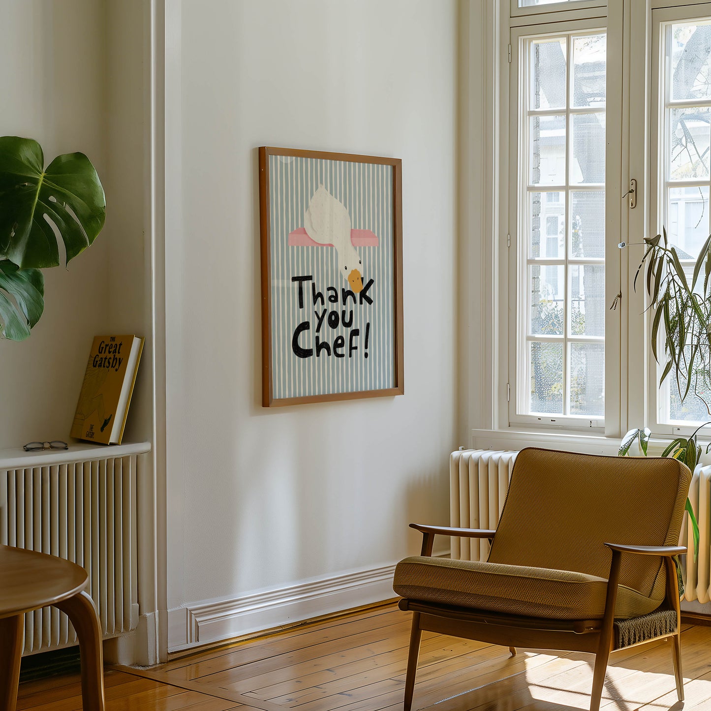 Thank You Chef Goose Kitchen Wall Art