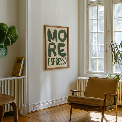 More Espresso Duck Kitchen Print